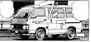 Yoshikazu Ueda's Hiace in manga