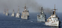 A combined task force which is apart of a larger navy