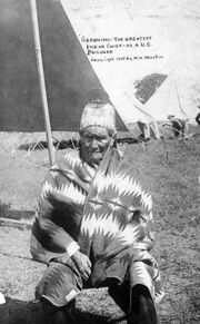 Geronimo, as US prisoner