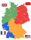 Deutschland Besatzungszonen 1945 1946