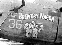 Brewery Wagon nose art