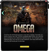 Operation: Omega Event Message #4