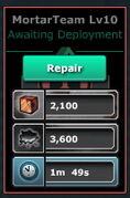 Level 10 Repair Time Level 10 Barracks