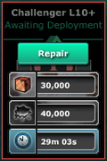 Level 10 Repair Info ( with Level 10 War Factory )