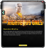 Operation: The Righteous Ones Event Message 4