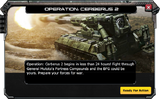 Operation: Cerberus 2 Event Message #3