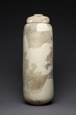 Manuscript scroll jar