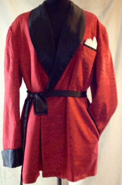 mens big and tall smoking jacket