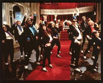 Transylvanian S Glam Rock Costumes From Rocky Horror Picture Show Warehouse 13 Artifact Database Wiki Fandom
