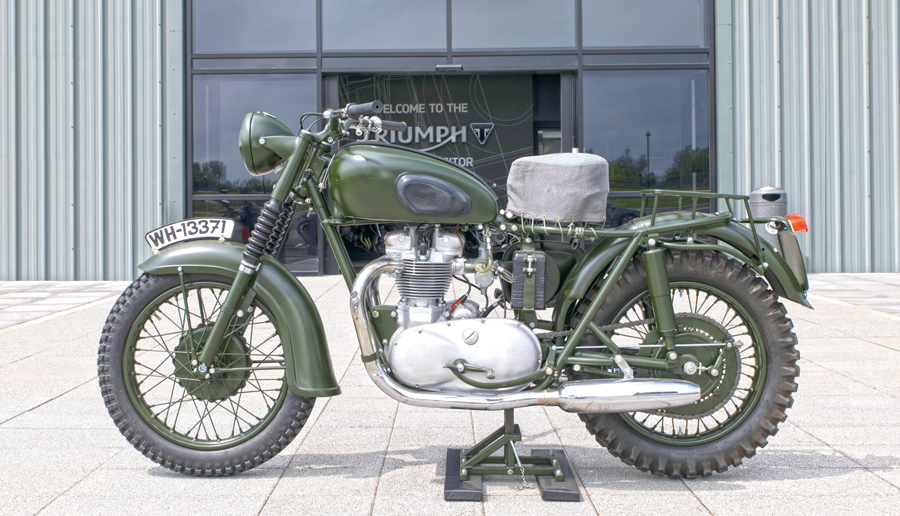 Steve McQueen Edition Triumph Motorcycle Ready for a Great Escape