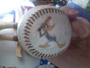 Spalding (?) Daffy Duck Baseball (View #3)