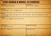 Cine-Kodak 8 Model 25 Camera