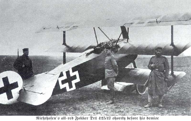 Red Baron Manfred von Richthofen Fokker Dr. I fatal flaw