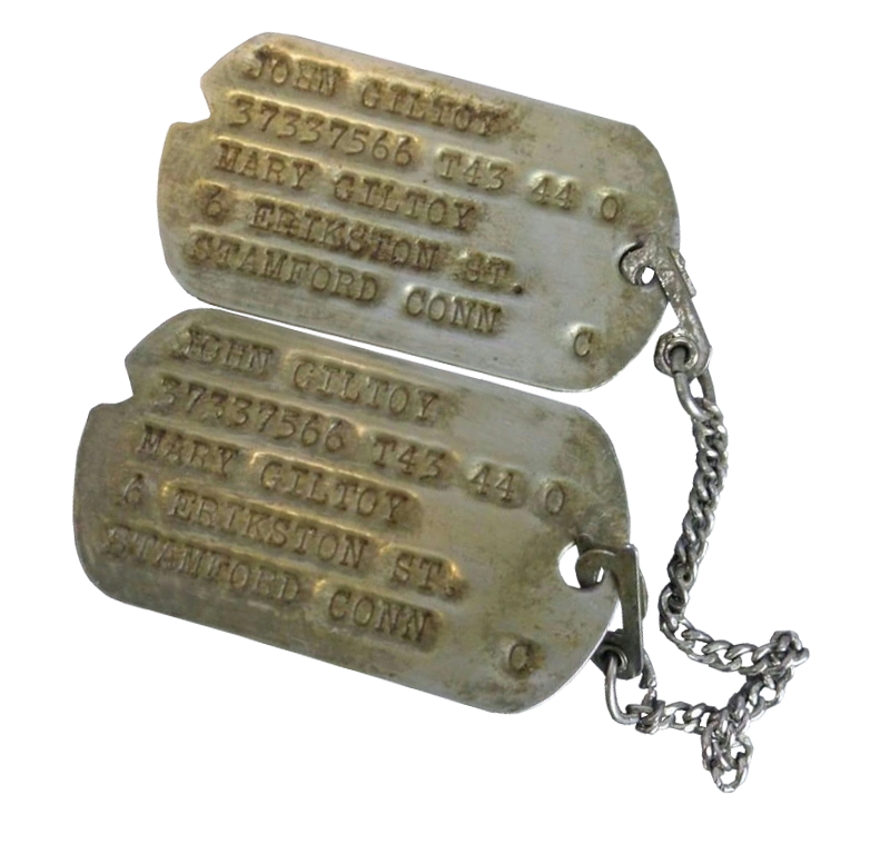 Bataan Death March Dogtags | Warehouse 13 Wiki | Fandom