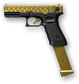 Золотой glock 18c варфейс. Глок 18 золотой. золотой глок варфейс.