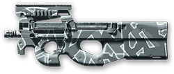 FN P90 Winter Camo Render