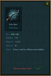 IRON BOW