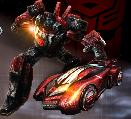 transformers fall of cybertron sideswipe