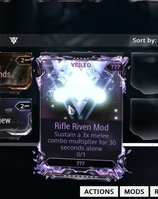 Riven mod, Melee kills
