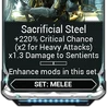 Sacrificial Steel