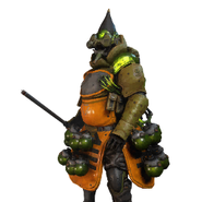 Scaldra Eradicator throws two Efervon grenades at a time and can set up a Efervon chemspire.