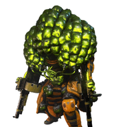 Scaldra Dedicant is armed with twin Efervon grenade launchers.