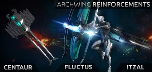 Centaur being featured on the Archwings Reinforcement poster.