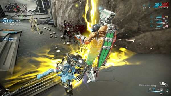 A group of Tenno vs. John Prodman
