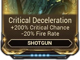 Critical Deceleration