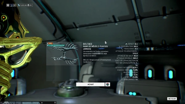 Capture d'écran dans le marché.