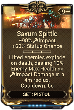 Saxum Spittle  WARFRAME+BreezeWiki