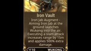 WARFRAME - Wukong Iron Vault Glaive