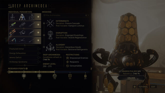 Deep Archimedea Loadout