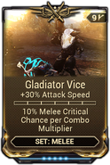  Gladiator Vice set bonus