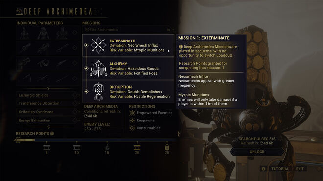 Deep Archimedea Missions