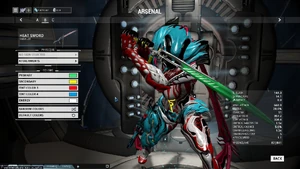 Heat Sword - colour customisation
