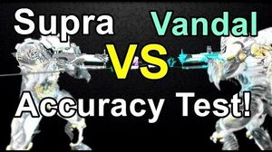 Supra VS Supra Vandal Accuracy Test (Warframe)