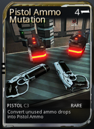 Pistol ammo mutation new