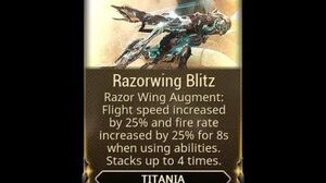 WARFRAME - Titania Razorwing Blitz Augment