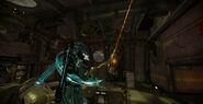 Laser machinery in the Grineer Shipyard will damage inattentive players