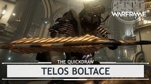Warframe Telos Boltace, Crafted to Slide Right In - 3 Forma thequickdraw