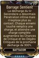 Barrage Sentient (169 kio) Barrage Sentient