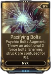  Pacifying Bolts