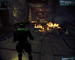 Example of Self-Destruct hazard on Cambria (Earth)