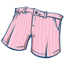 Pink Shorts Glyph