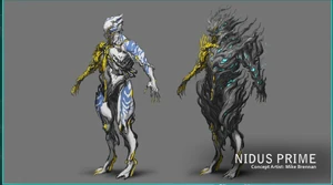 Concept Art de Nidus Prime à la Tennocon 2021