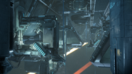 Crewship hangar in the Corpus Ship (Archwing) tileset