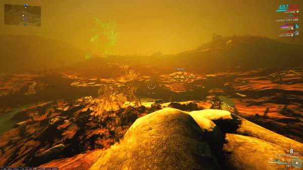 El meteorito antes del evento.