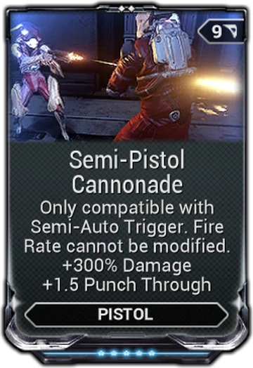 Semi-Pistol Cannonade | WARFRAME Wiki | Fandom