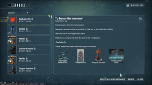 Quest completion reward